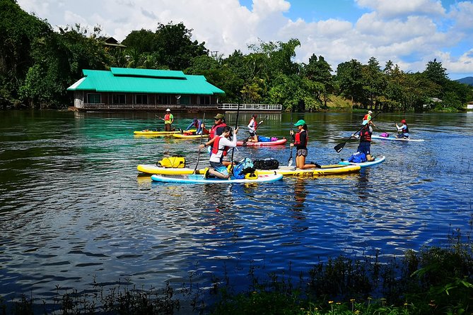 1.5 - 2 hour morning SUP boarding class for all ages and levels - Learning the basics before heading downstream