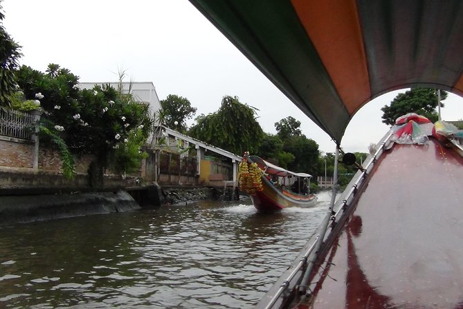2-hour SUNSET Canal Tour + FOODS Tasting with Tour Guide - Starting at Pak Khlong flower market