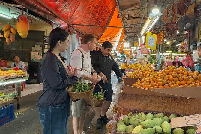 Authentic Thai Cooking with the Largest market visit &TukTuk ride - Inside a clean, modern cooking school