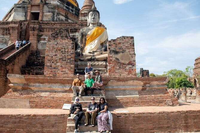 Ayutthaya, Damnoen Floating & Maeklong Railway Market Day Tour - Ayutthaya’s ruins and three important temple stops
