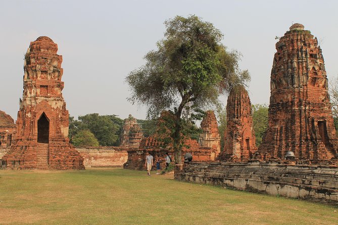 Ayutthaya Day Tour By Coach and Cruise - Wat Mahathat and the Buddha head in the tree roots