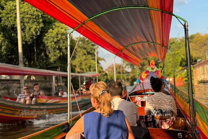 Bangkok 3-in-1 Tour: Longtail Boat,TukTuk & Street Food Adventure - One hour on Bangkokyai Canal