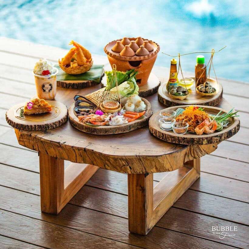 Bangkok: Bubble in the Forest Cafe Food Packages - Key points at a glance