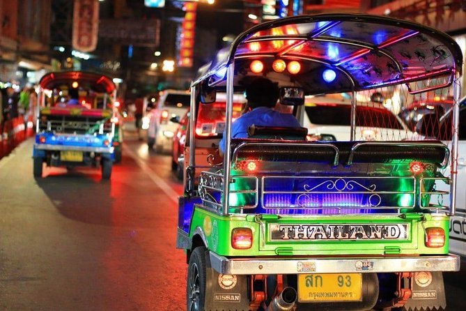 Bangkok by Night Tuk Tuk Tour: Markets, Temples & Food - Wat Pho and Bangkok’s temples under lights