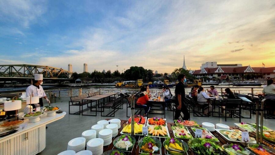 Bangkok: Calypso x White Orchid Cruise with Private Transfer - Calypso Cabaret at Asiatique