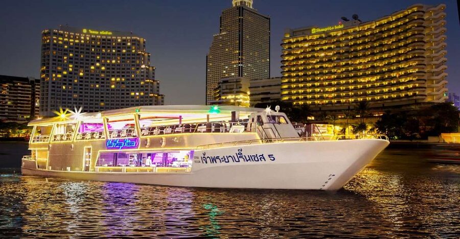 Bangkok: Chao Phraya Princess Dinner Cruise Ticket - The Route: Bridges, River Views, and City Lights