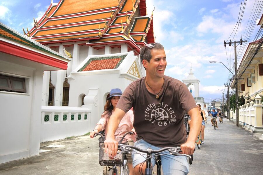 Bangkok Classical Bicycle Tour - Chinatown’s narrow lanes and working streets