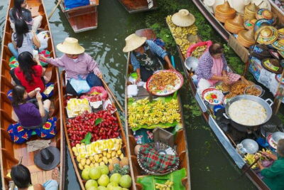 Damnoen Saduak and Mae Klong Train Markets