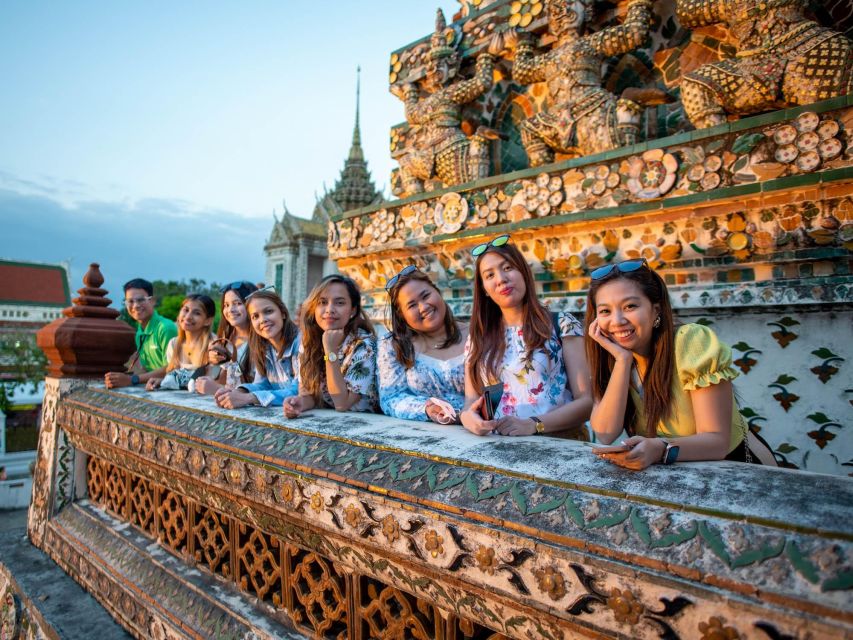 Bangkok: Grand Palace and Wat Arun Guided Walking Tour - The tour at a glance