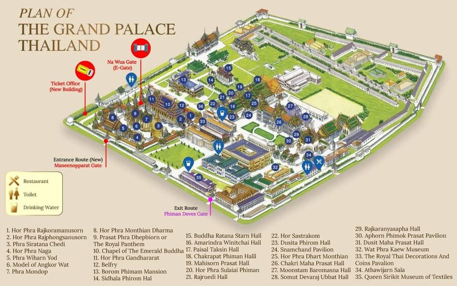 Bangkok: Grand Palace Skip-the-Line Entry Ticket - Key points to know before you go