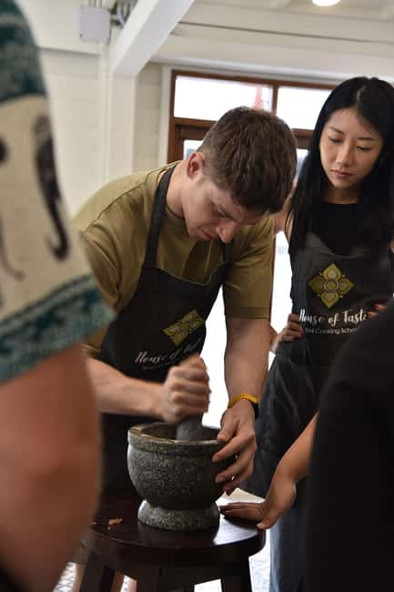 Bangkok: Hands-on Thai Cooking Class & Market Tour in Sathon - What the $45 price includes