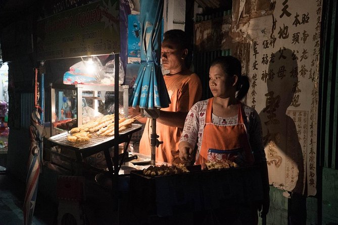 Bangkok Hidden Paths Night Biking Tour with Street-food Meal - Chinatown by bicycle, not by bus