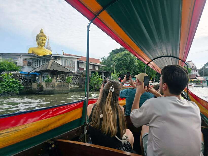 Bangkok Long Boat Canal a Big Buddha & Culture Markets Tour - Meeting at Tha Chang and boarding the boat