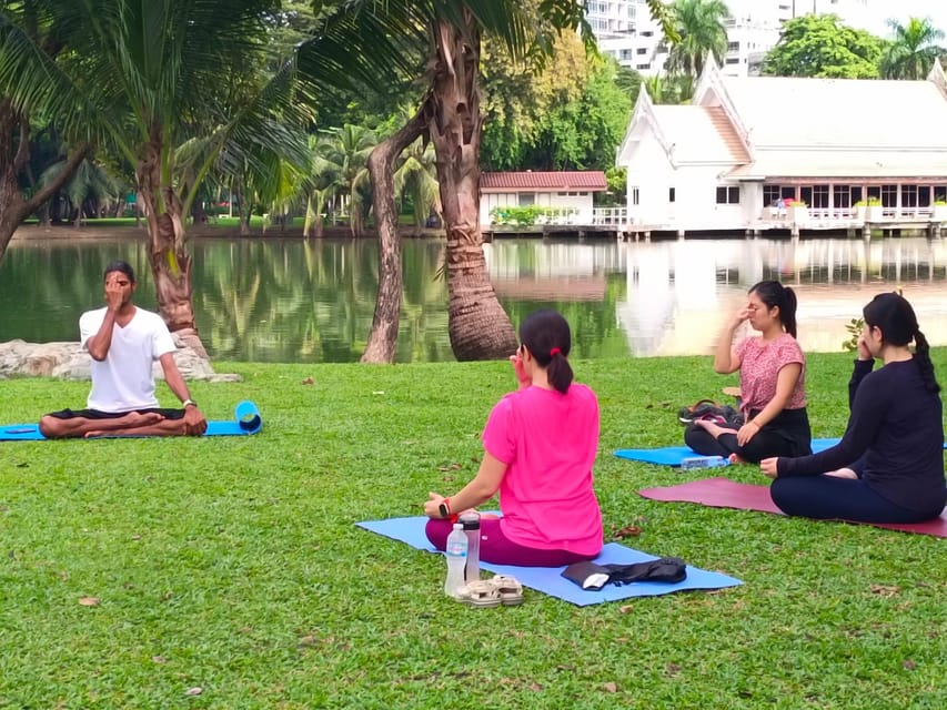Bangkok: Lumpini Park Yoga Experience - Booking, cancellation, and access details