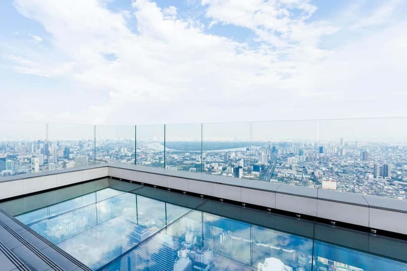 Bangkok: Mahanakhon Skywalk Sunset Ticket with Photo - Taking the lift toward the open-air deck