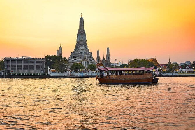Bangkok Manohra Cruise Sunset Dining on Chao Phraya River - Key points to know before booking