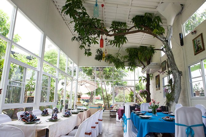 Bangkok Market Tour & Thai Cooking Class with Boat Ride with Aoy - Fresh herbs, garden produce, and lunch by the river