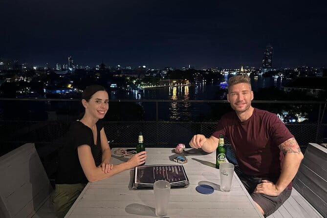 Bangkok Night Food Tour By Tuk Tuk - The final stop at River Vibe Bar & Restaurant