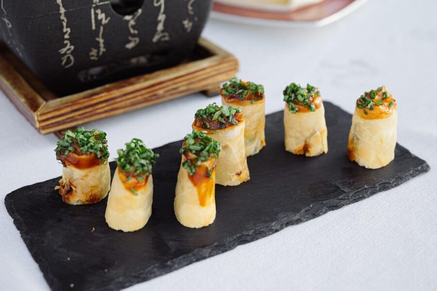 Bangkok: Red Sky Rooftop & Bar 56th Floor - The food: a useful but mixed part of the package