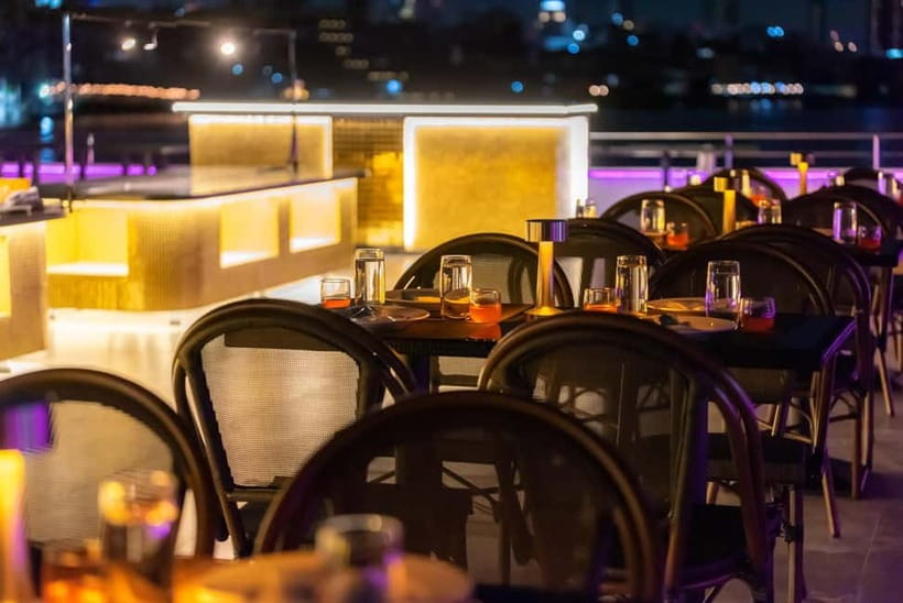 Bangkok: The Newest Luxury 5-Star Bangkok Chao Phraya Cruise - The river views: best from the rooftop