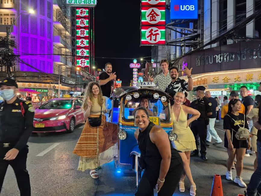 Bangkok: Tuk Tuk Adventure Chinatown Michelin Food & Temples - Key things to know before you book
