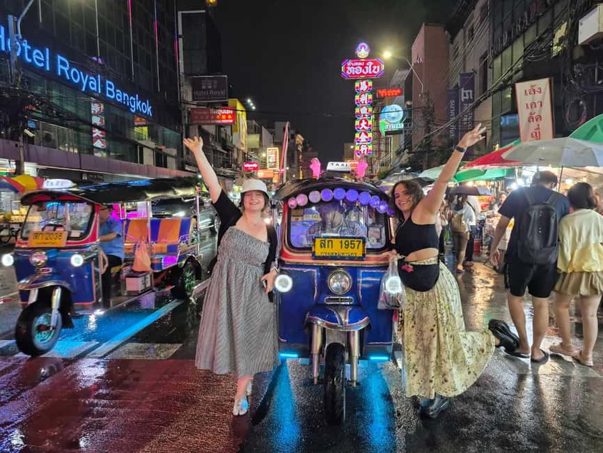 Bangkok: Tuk Tuk Adventure Chinatown Michelin Food & Temples - Starting beside MRT Sam Yan