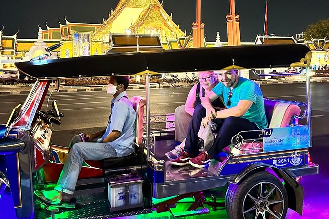 Bangkok Tuk Tuk Food Tour By Night - Tuk tuk rides make the route part of the meal