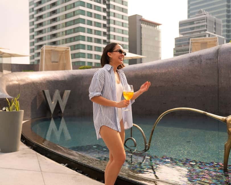 Bangkok: W Hotel Pool & Gym Experience - Gym access for a more useful wellness stop