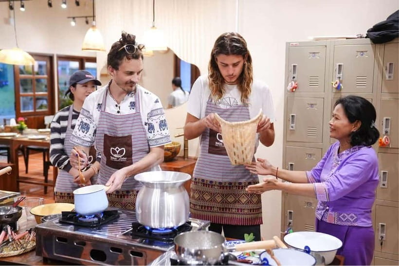 Bangkok: White Lotus Thai Cooking Class with Market Tour - How the Cooking Class Feels in Practice