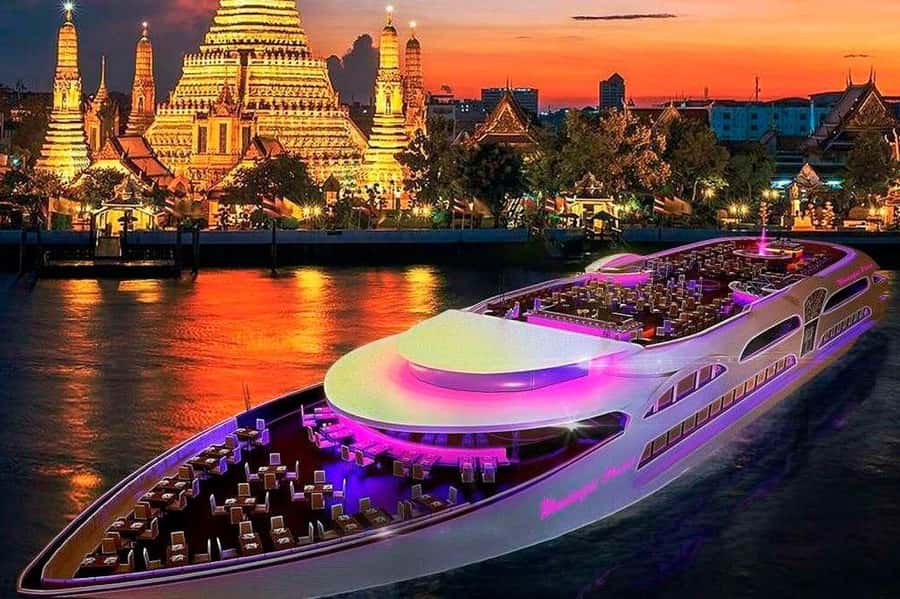 Bangkok: Wonderful Pearl Dinner Cruise and Live Performance - Starting at River City Bangkok