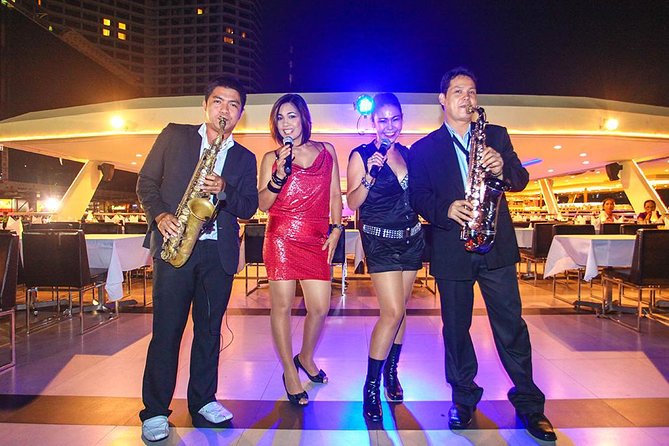 Chaophraya Princess Dinner Cruise in Bangkok with Hotel Pickup - Bangkok’s riverfront after sunset