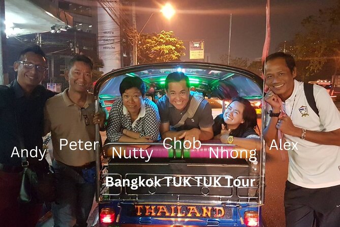 CHOB TUK TUK + Canal + Food Tasting - Tuk-tuk through old Bangkok