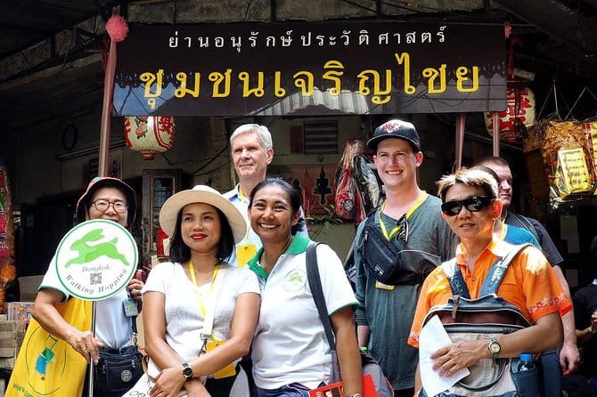 Day Trip to Bangkok Floating Market & Maeklong Railway - Waiting for the train at Maeklong Railway Market