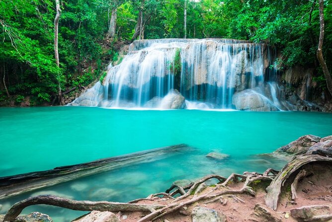 Erawan Waterfall and Elephant Care: Private Tour to Kanchanabur - Walking the Death Railway beside the River Kwai