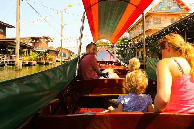 Explore Bangkok by Bike & Boat with Lunch - Temples, Buddhism, and the glass stupa at Wat Pak Nam