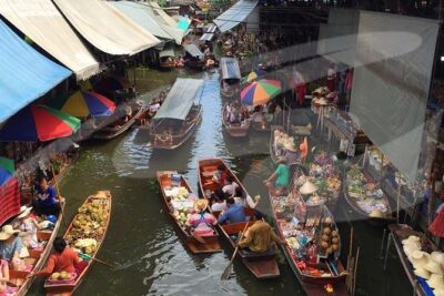 Floating Markets and Bridge on River Kwai Tour from Bangkok