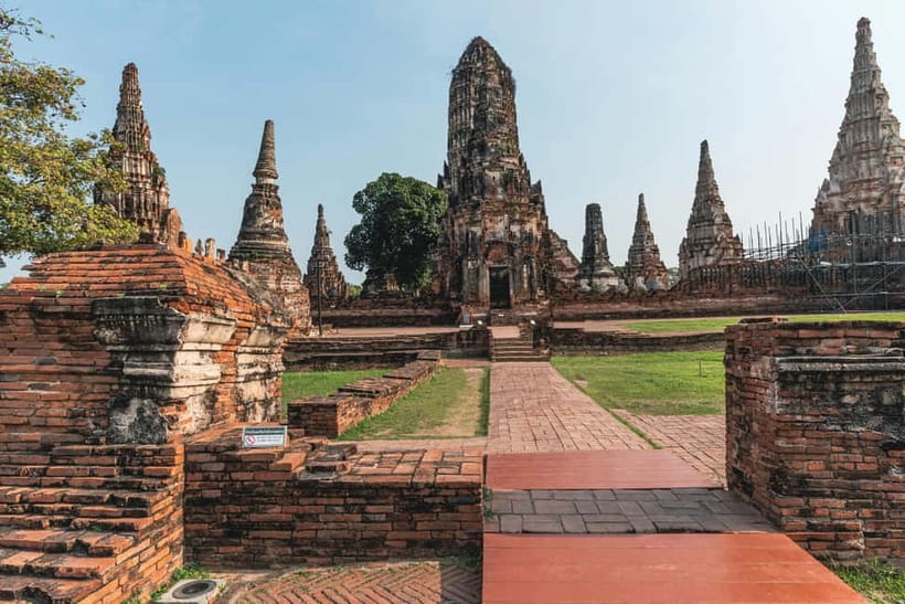 From Bangkok: Ayutthaya Heritage Tour with Sunset Boat Ride - Wat Chaiwatthanaram at the day’s best light