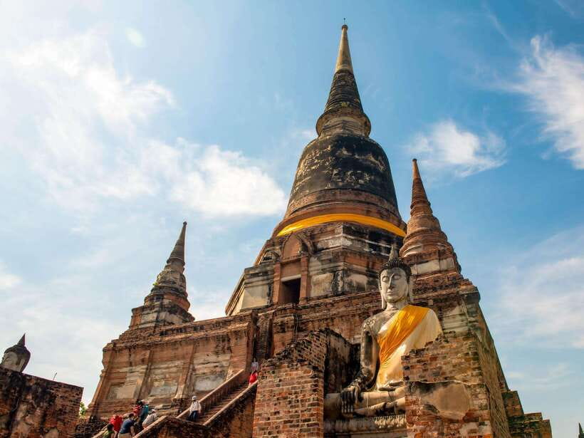 From Bangkok: Ayutthaya Historical Park Guided Day Trip - Wat Chaiwatthanaram and the tall stone chedis