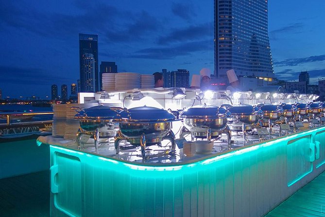 Grand Pearl Dinner Cruise Experience at Bangkok with Pickup - The Thai and international buffet