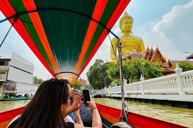 Hidden Bangkok Longtail Boat Tour to Big Buddha&Canal Life 2hrs - Wat Paknam’s Big Buddha