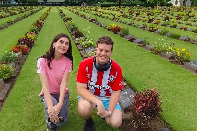 Kanchanaburi Day Trip: WWII Death Railway & Erawan Falls - Don Rak War Cemetery and the World War II museum