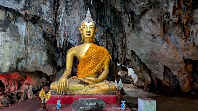 Kanchanaburi: River Kwai Scenic Tour by Private Longtail - Wat Tham Khao Pun and its nine chambers