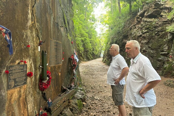 Kanchanaburi Tour: Erawan Waterfall and Death Railway - Tham Krasae Bridge and the railway cliff