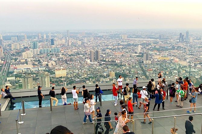 Mahanakhon Building Skywalk - Free Upgrade to Rooftop - Continuing to the 78th-Floor Rooftop
