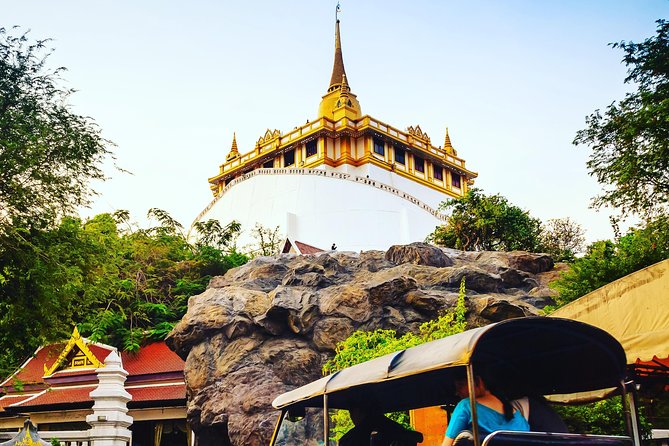 Private Bangkok Tuk Tuk Sunset Long-tail Night Lights - Loha Prasat under the night lights