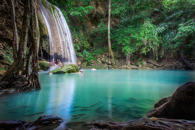 Private Erawan Waterfall, River Kwai, Death Railway Tour from Bangkok - Kanchanaburi War Cemetery offers a quiet pause