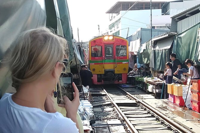 Private Excursion to Maeklong Railway & Amphawa Floating Markets - Wat Bang Kung, a quiet half-hour stop