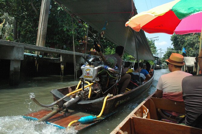 PRIVATE Floating Market + DRAGON Temple + DO like a Local - Damnoen Saduak by canal instead of only by camera