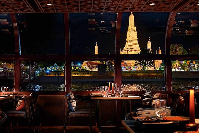 Saffron Luxury Dinner Cruise: A Journey on the River of Kings - Wat Arun, Bangkok’s most photogenic temple