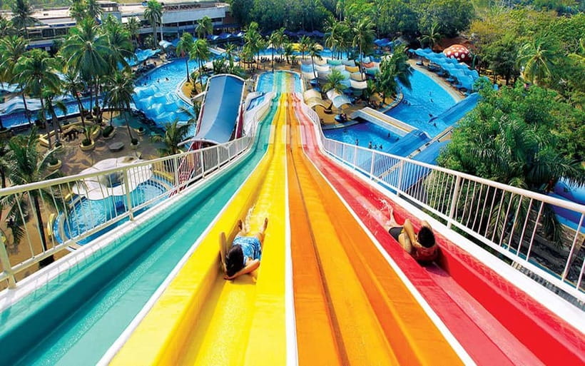 Siam Amazing Park Entry Ticket with Buffet Lunch (NON THAI) - The Water Park: Start Here in the Morning